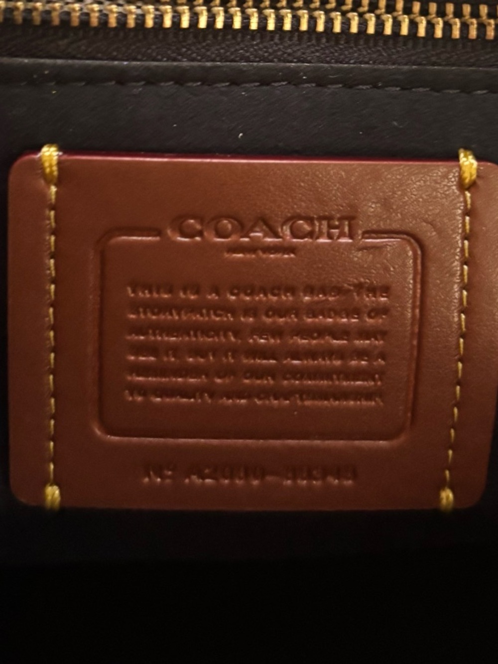 Coach Courier Carryall Pacific Blue Leather Crossbody Satchel - Picture 4 of 11